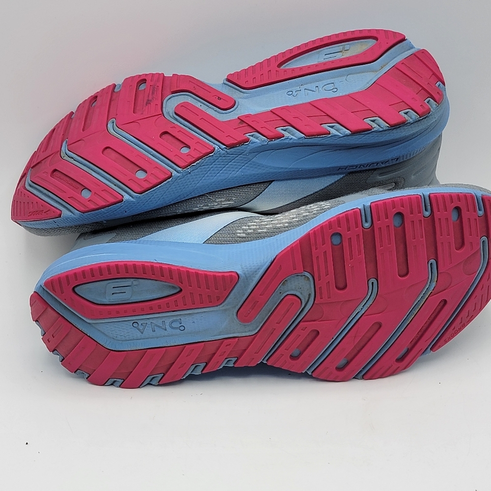Brooks Women's Gray and Blue‎ Running Shoes Size 8.5  #1672 - Picture 7 of 9